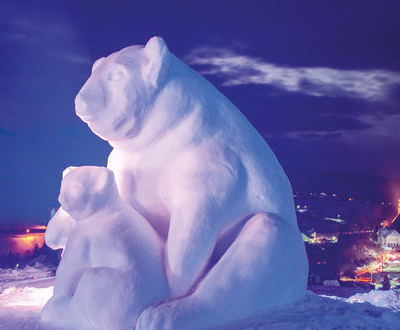 Schneeskulpturen-Festival im Bernauer Hochtal